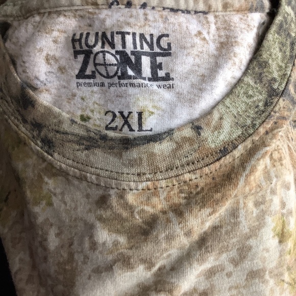 Hunting Zone Men Camo Print Long Sleeve Crew Neck Performance T-Shirts  2XL - Picture 9 of 9